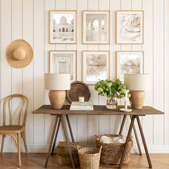 Bohemian Islamic Landscape Canvas Print Moroccan Mosque 8 3x11 8 Inches