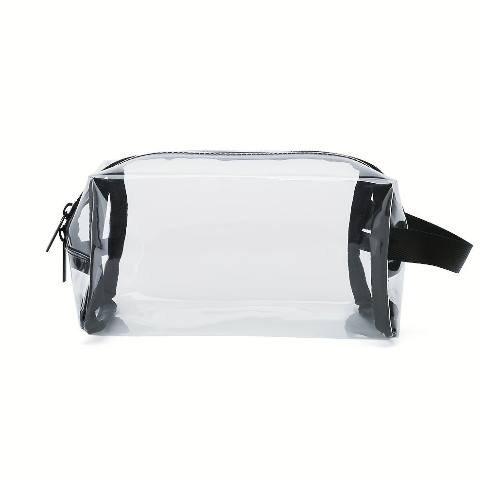 Clear PVC Zipper Travel Pouch Toiletry Bag Waterproof Makeup Bag