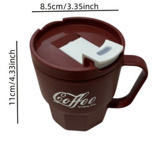 Stainless Steel Coffee Mug with Lid Double Walled Travel Cup Spill Proof