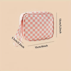 Zipper Pouch Lipstick Bag Style Makeup Bag Toiletry & Sanitary Napkin Storage