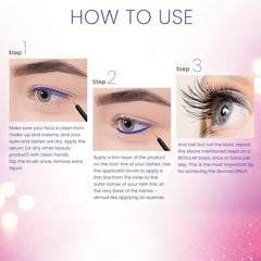Natural Eyelash Serum for Thicker Eyelashes Faster Growth 8ml