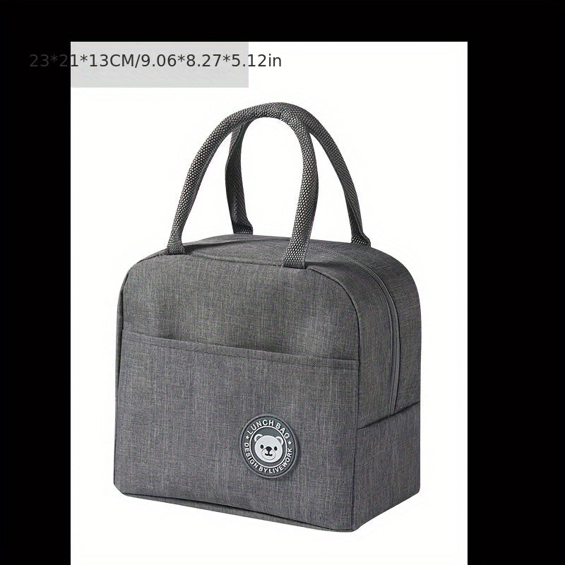 Reusable Insulated Aluminum Foil Bag Leak Proof Heat Resistant Ice Bag Carrier