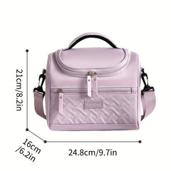 Sports Style Insulated Lunch Bag Hand Washable Polyester Meal Cooler