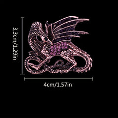 Men's Vintage Jacket Suit Pterodactyl Brooch Accessories