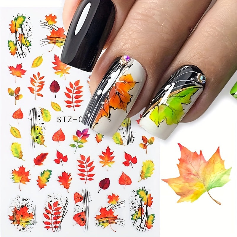 Halloween Nail Art Stickers 3D Self Adhesive Designs
