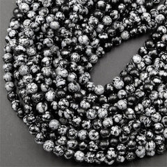 8mm Natural Round Loose Beads DIY Jewelry Charm 45pcs