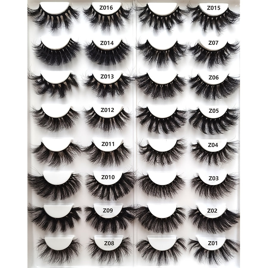 Fluffy 20mm Messy False Eyelashes for Natural Look