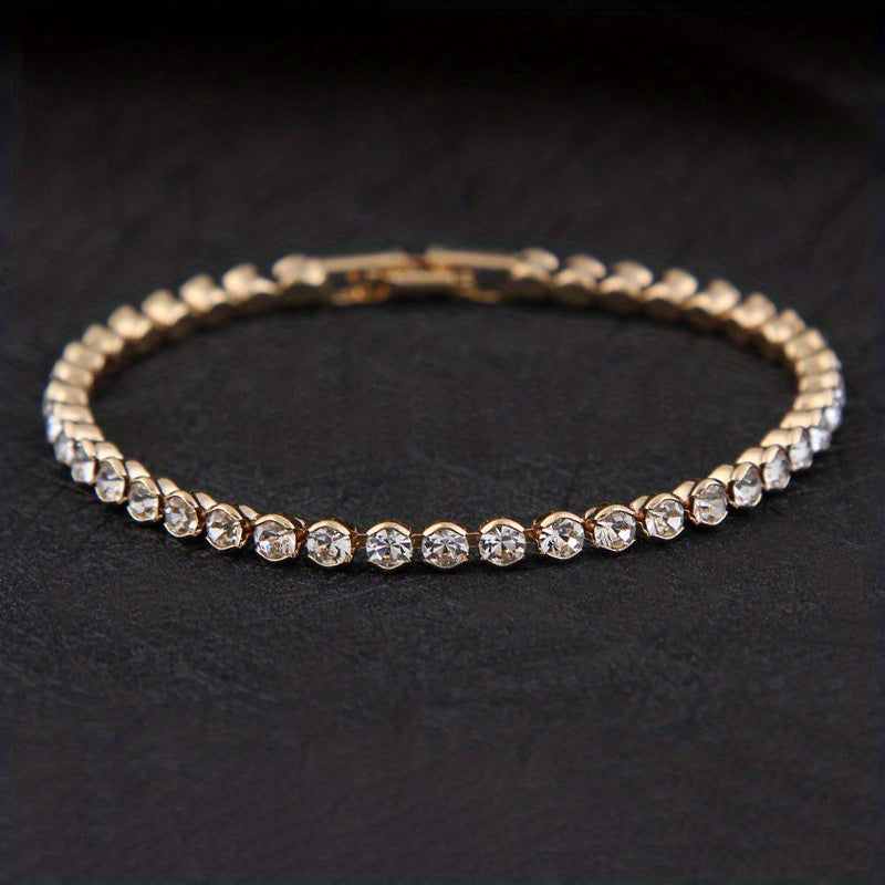 CZ Tennis Bracelet Wedding Jewelry Gift