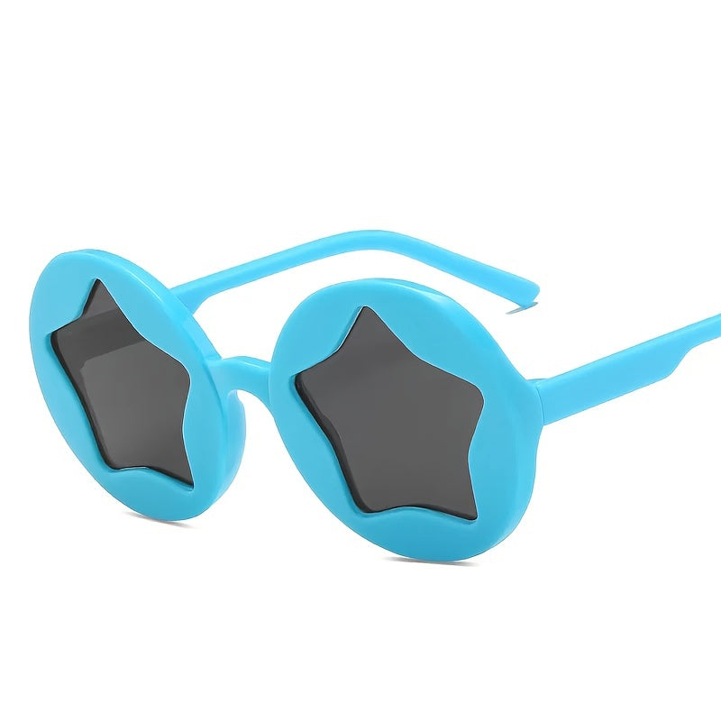Kids Round Frame Star Sunglasses for Outdoor