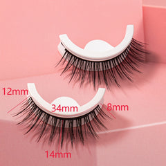 Reusable Self Adhesive Eyelashes No Glue Natural Fluffy False Eyelashes
