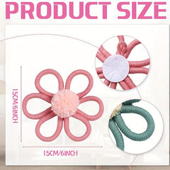 Boho Daisy Wall Hanging Macrame Decor for Nursery Bedroom