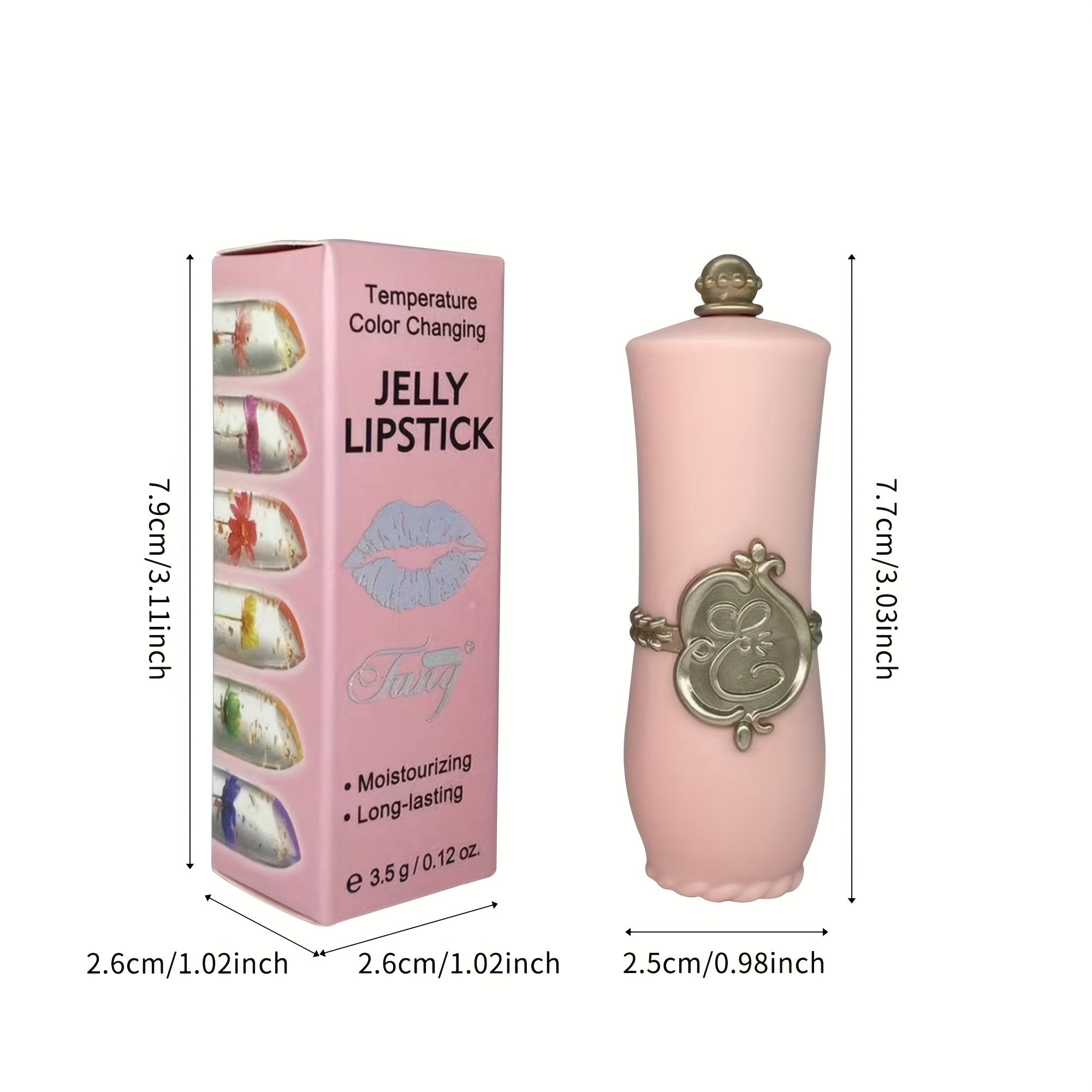 Color-Changing Dry Flower Jelly Lipstick