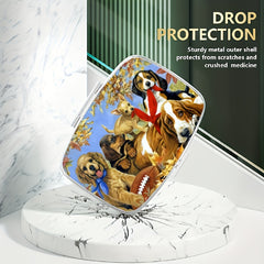 Compact Dog & Rugby Medicine Box Organizer