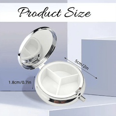 Unique Kitten Pill Box 3 Compartment Medicine Organizer