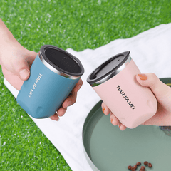 TINYJAME 304 Stainless Steel Travel Mug Insulated Leakproof BPA Porta