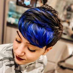 Short Synthetic Wigs for Women, Mixed Pixie Cut Wig, Short Wavy Layered Hair