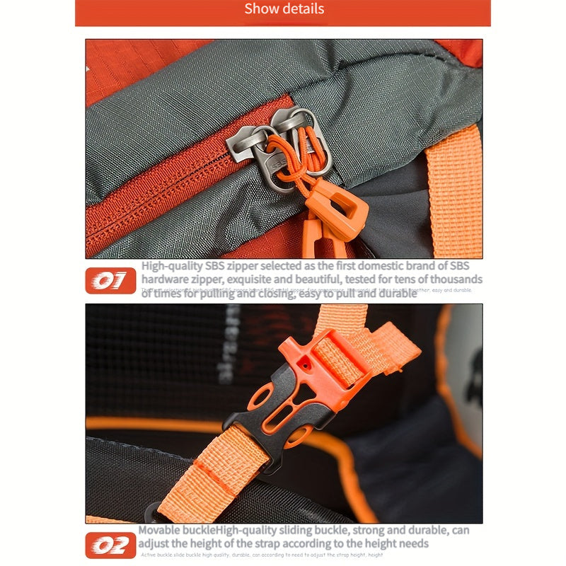 Large Capacity Hiking Backpack Waterproof Outdoor Bag Men Women