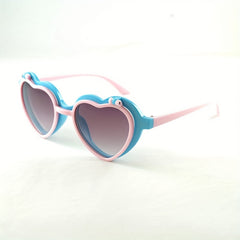 Y2K Heart Flip Sunglasses for Girls