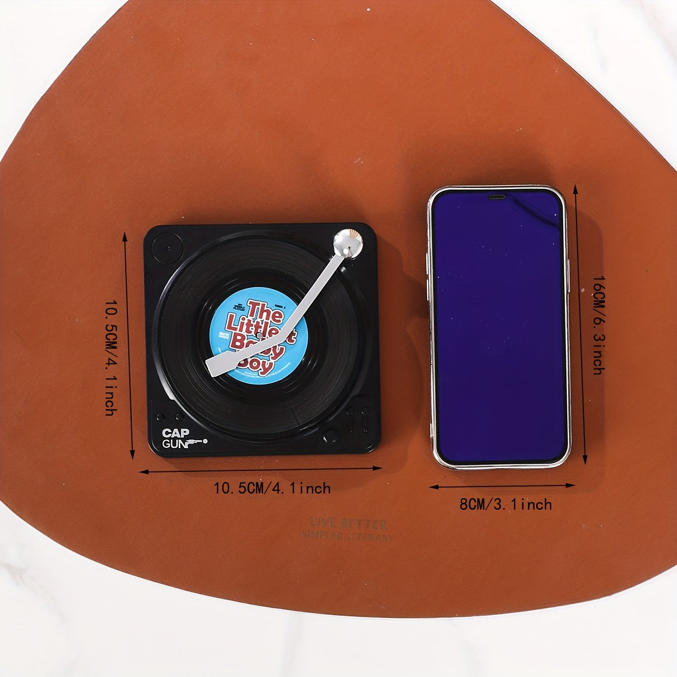 7pcs Vinyl Record Coaster Set with Holder