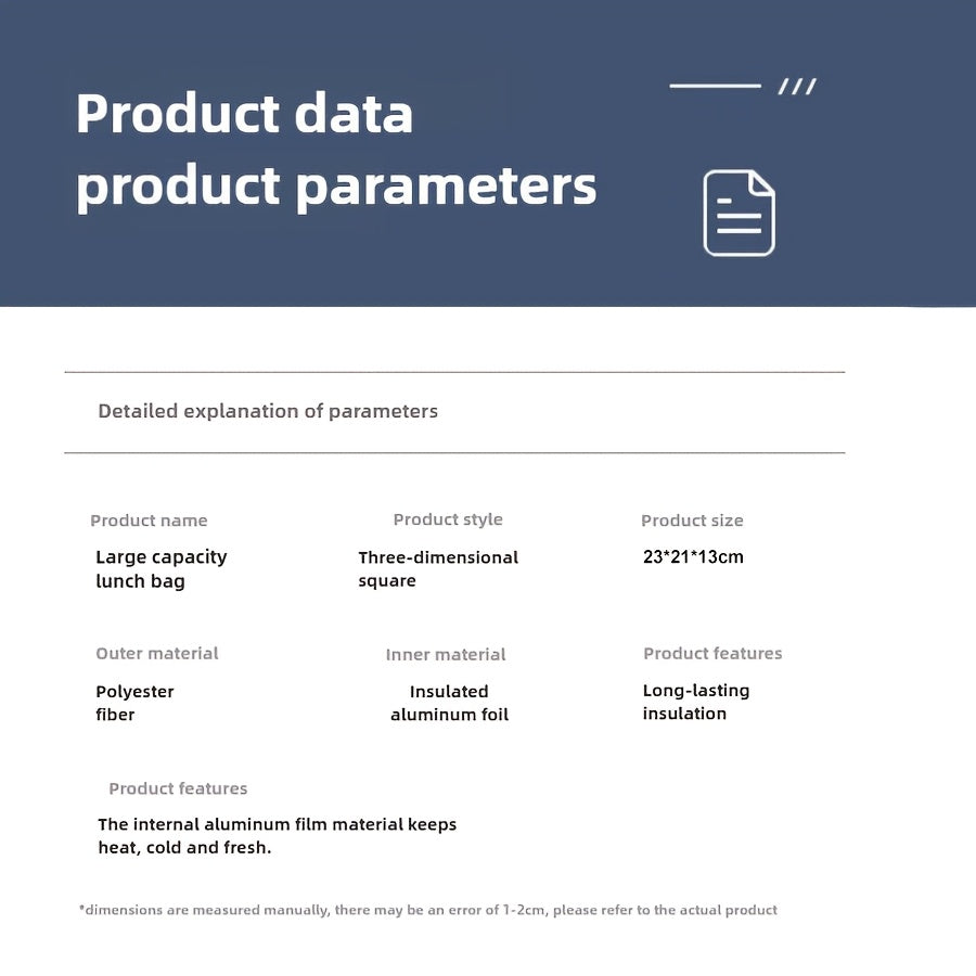 Cute Bear Lunch Bag Insulated Durable Zippered Cooler for School