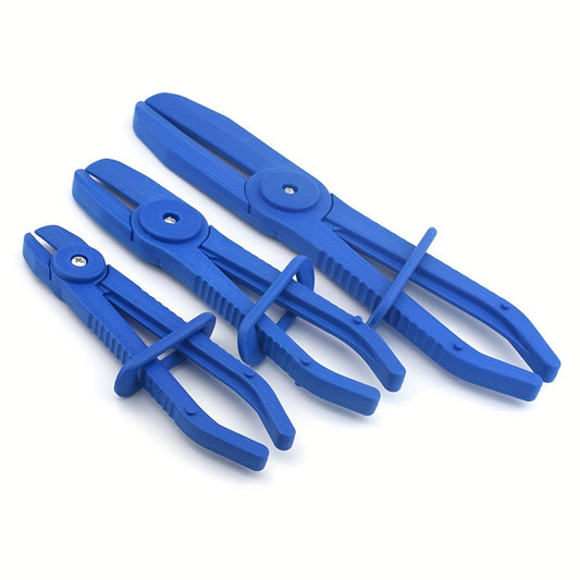 3pcs Nylon Hose Clamp Tool Set Brake Fuel Water Plier Pliers Car Repair Line