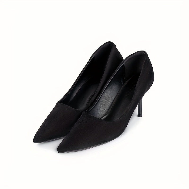 Women's Pointed Toe Slip On Stiletto Heels