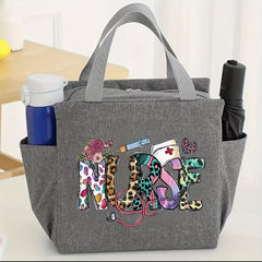 Large Capacity Insulated Animal Print Tote for Women - Durable Polyester