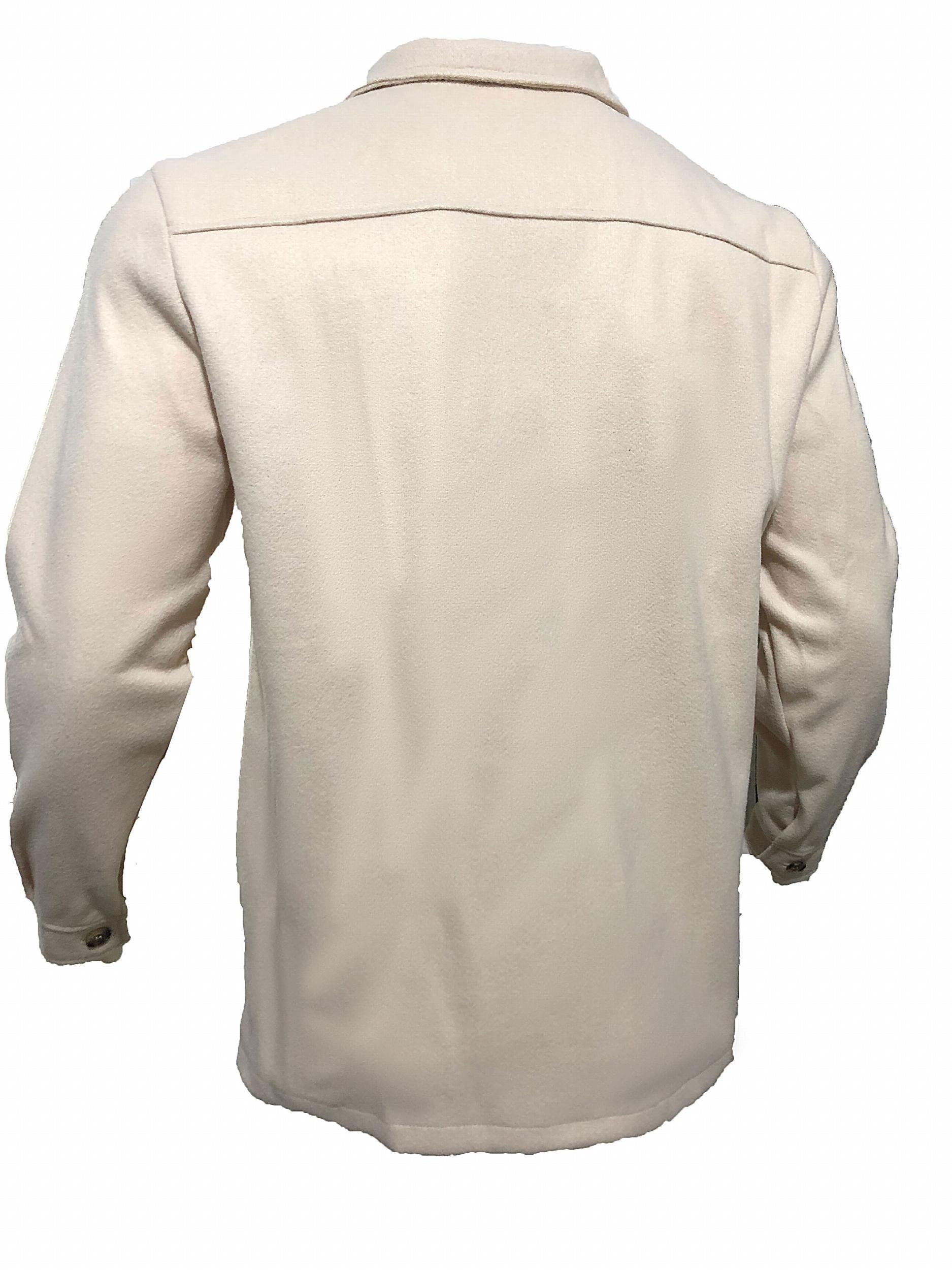 Stylish Retro Coat Jacket for Men Button Up Lapel Dual Pockets