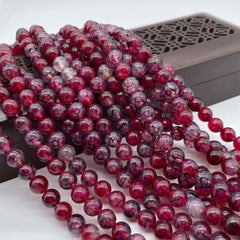 6mm Natural Stone Beads Jewelry Making DIY Bracelet Necklace