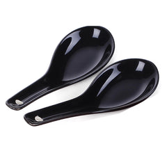 6pcs 13 46 Cm Ceramic Soup Spoon Set for Appetizer Cereal Ramen Dessert