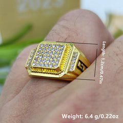 Men's Domineering Punk Wedding Ring