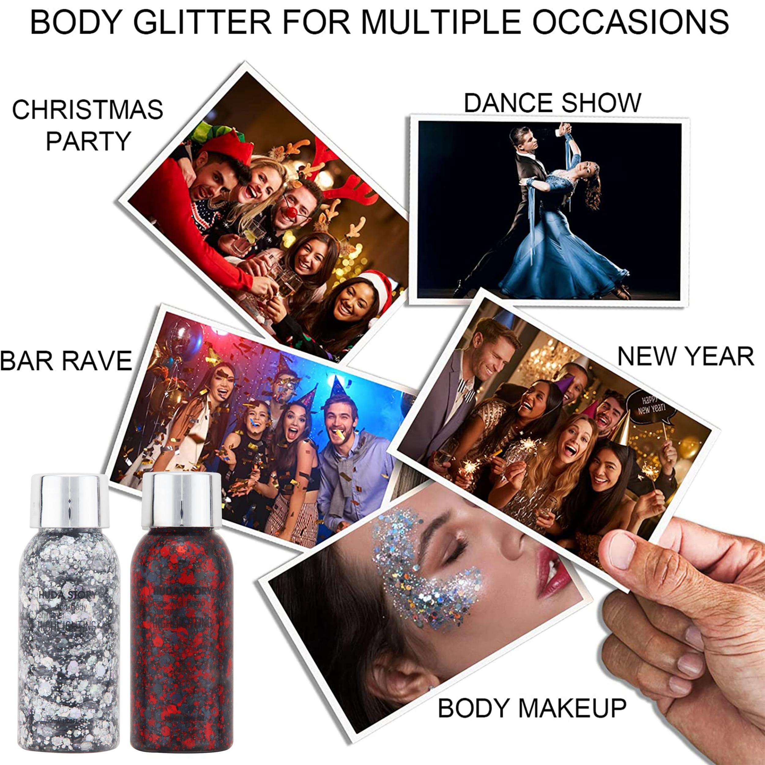 Long Lasting Mermaid Sparkle Glitter Liquid Eyeshadow Gel