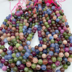 Tourmaline Loose Beads Candy Color Crystal Beads for Jewelry Making
