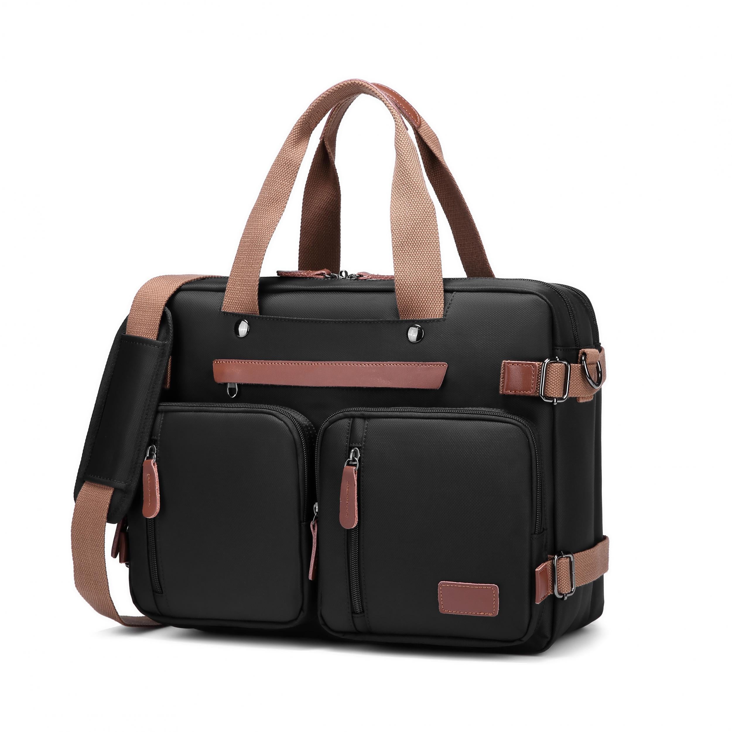 Convertible Laptop Bag Messenger Bag Backpack Briefcase For Men Women Business S