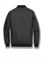 Men's All Over Print Winter Jacket Zip Up Cotton Padded for Fall Winter