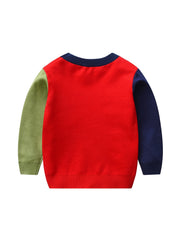 Boys Dinosaur Knitted Sweater