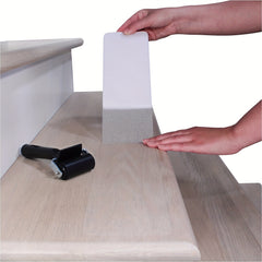 15pcs Non Slip Stair Treads Pre Cut Transparent Strips for Safety & Traction