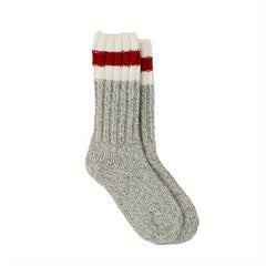Striped Crew Socks Mid Tube Women's Stockings