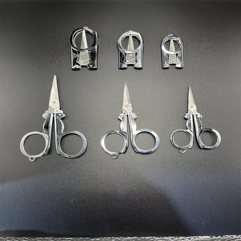 Portable Stainless Steel Scissors for Travel and Emergencies