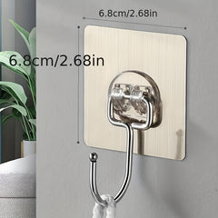 Large Adhesive Wall Hooks for Bathroom Kitchen Room - 40pcs