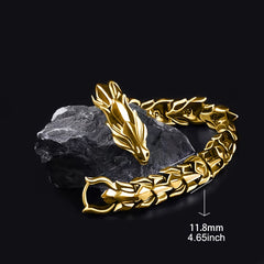 Vintage Mens Dragon Bracelet Hip Hop Punk Bracelet