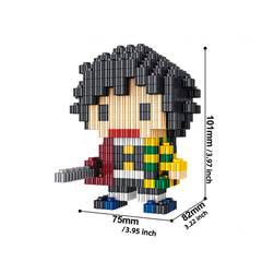 Anime Model Series Assembled Building Blocks Toy