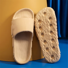 Women's Anti-Slip Platform House Slippers Soft Sole Flat Indoor Shoes