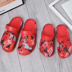 Graffiti Comfortable Clogs Non-slip Sandals Lightweight Slippers