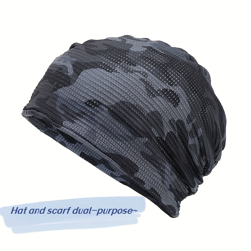 Breathable Sport Beanie Hat Outdoor Running Skull Cap Elastic Chemo Headwear