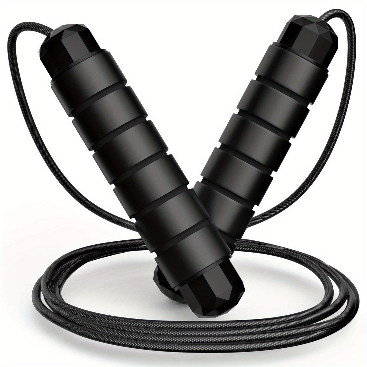 Tangle Speed Jump Rope with Ball Bearings and Foam Handle 110in