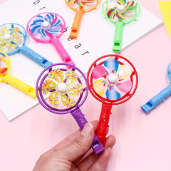 8pcs Mixed Party Windmill Whistle Creative Toys for Children