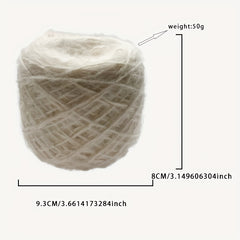 Fluffy Mixed Yarn for DIY Knitting Crocheting Crafts
