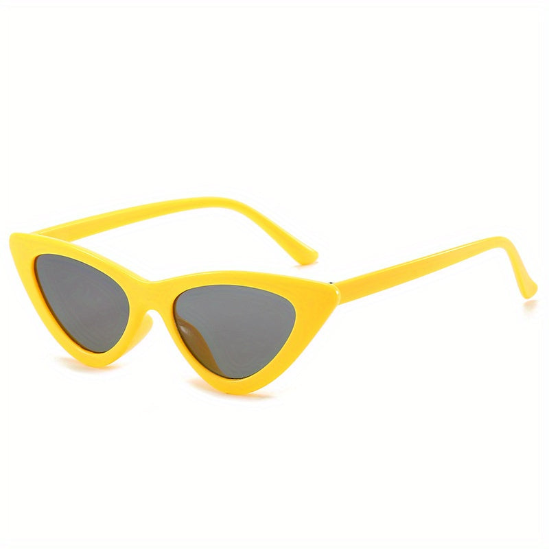 Boho Triangle Sunglasses Cat Eye Shades for Women Girls