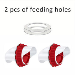 2pcs Automatic Poultry Feeder Waterproof Rodent Resistant
